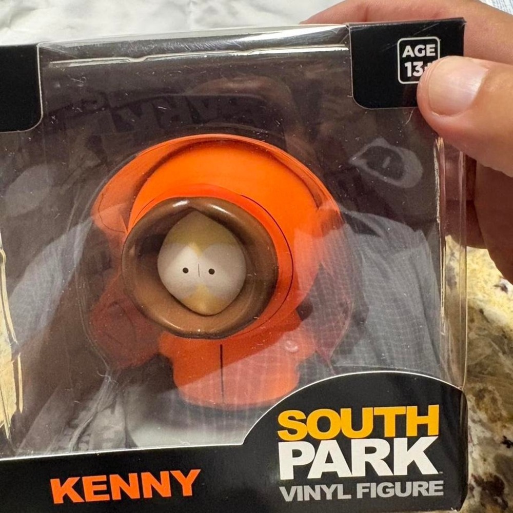 South Park Kenny Vinyl Figure CultureFly Orange Parka Collectible 2.44 Inch